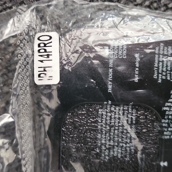 TAYLOR SWIFTS Reputation Themed Black Phone Case For IPHONE 14PRO - Picture 2 of 3